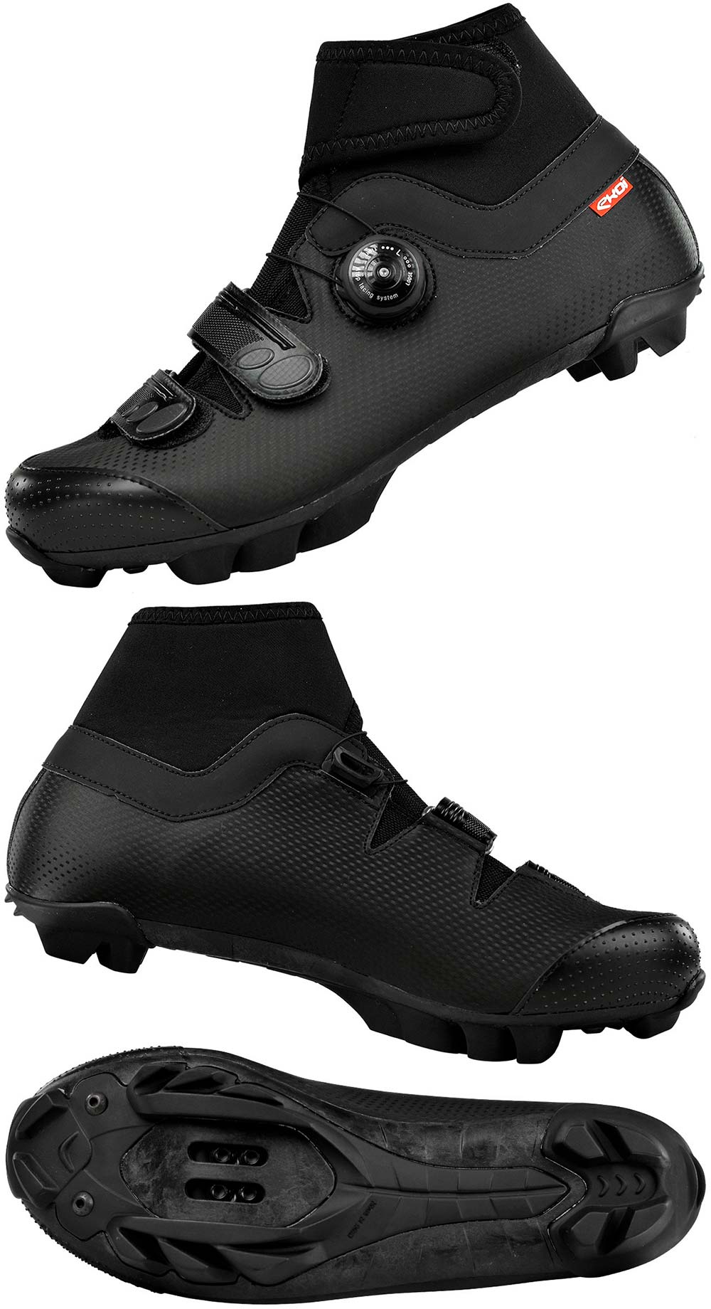 En TodoMountainBike: Ekoï Winter Carbon, unas zapatillas de invierno con forro de neopreno y suela de carbono