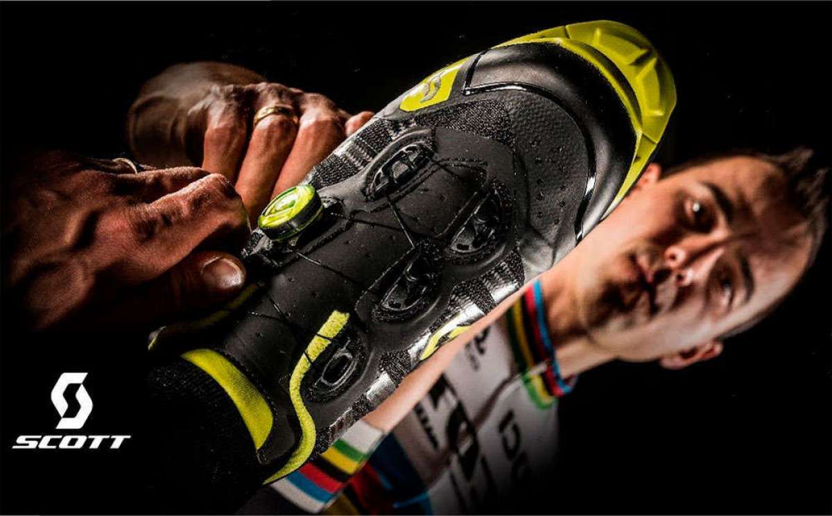 En TodoMountainBike: Las zapatillas Scott MTB RC Ultimate de Nino Schurter en acción