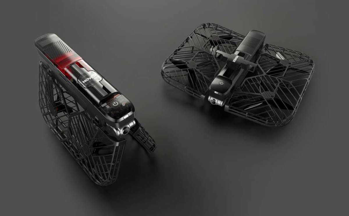 Hover 2, un dron plegable y autónomo para rodar en el monte con una cámara 4K sobrevolando la bici
