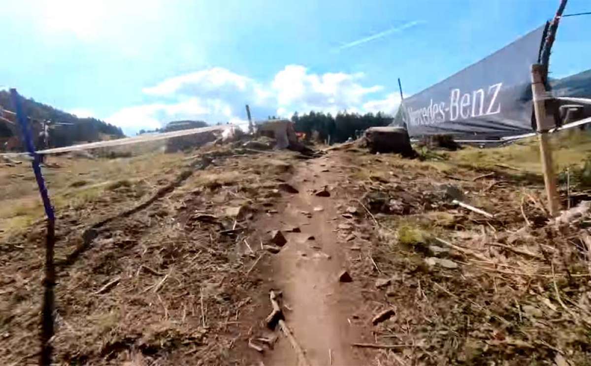 En TodoMountainBike: Rodando por las zonas técnicas del circuito del Mundial XCO 2018 de Lenzerheide con Mathieu van der Poel