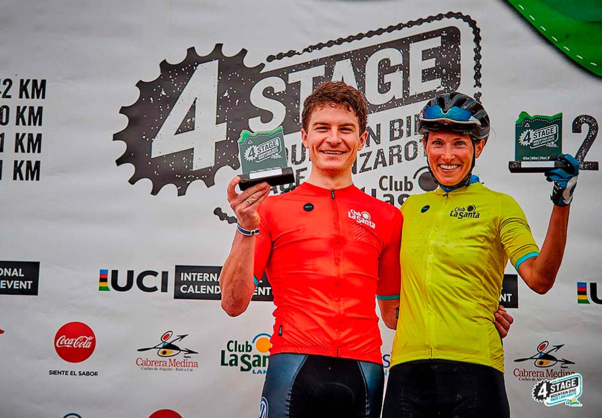 En TodoMountainBike: 4 Stage MTB Race Lanzarote 2019: victoria para Bartlomiej Wawak y Blaza Pintaric en la primera etapa