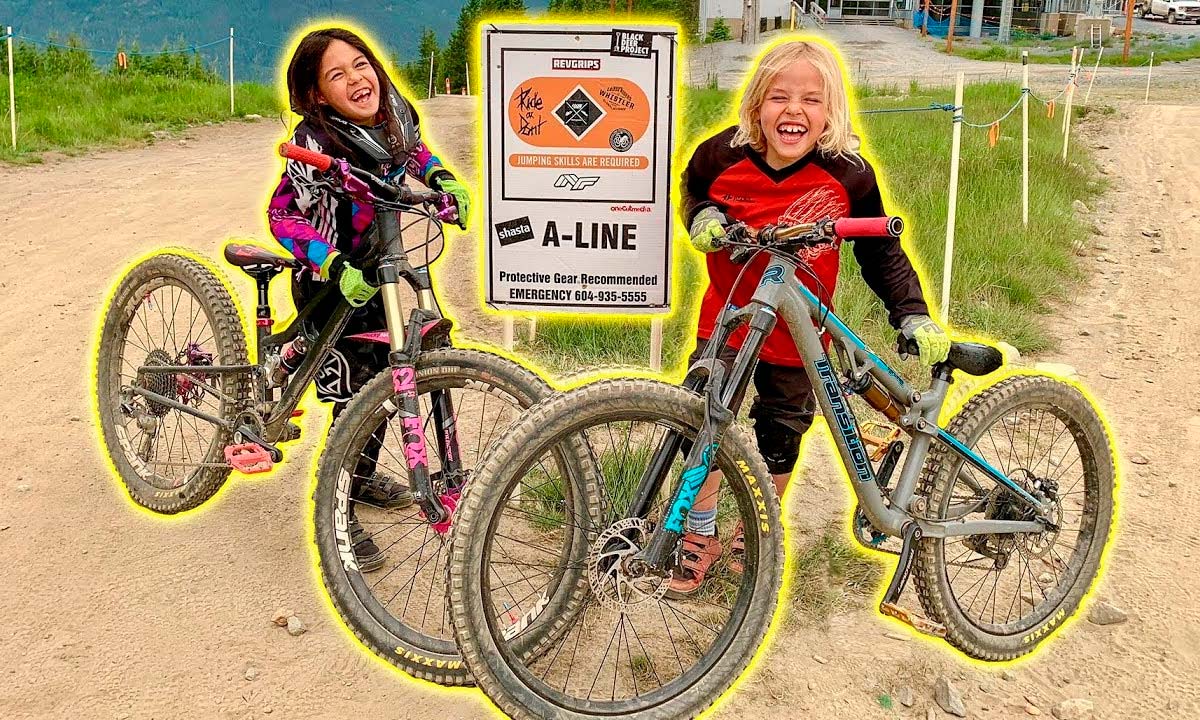 En TodoMountainBike: Siguiendo a dos críos de 8 años por la famosa A-Line de Whistler