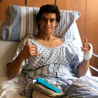 Adolf Silva se fractura el fémur por tres sitios en la última edición del Loosefest XL