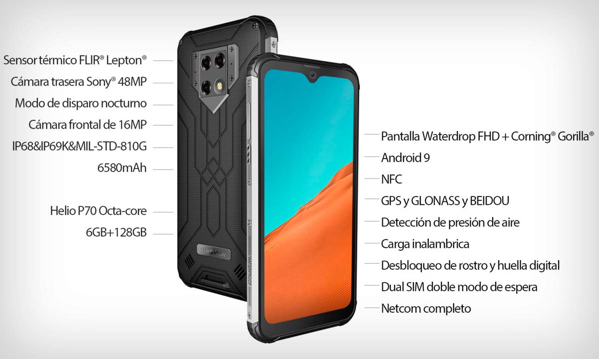 En TodoMountainBike: Blackview BV9800 Pro, un teléfono todoterreno con cámara térmica integrada