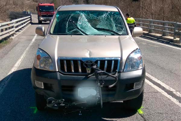 Muere un ciclista en Martinet (Lleida) tras ser arrollado por un vehículo