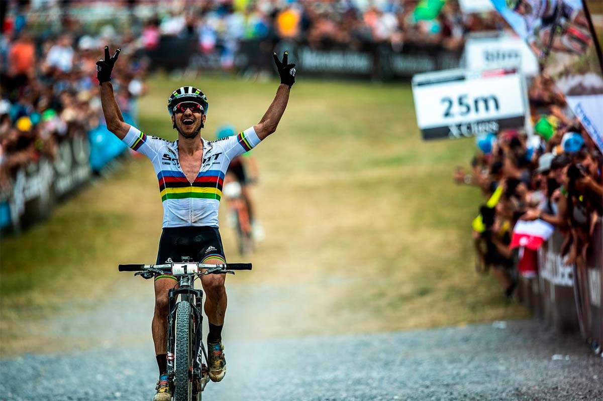 En TodoMountainBike: Nino Schurter, tras la carrera de Les Gets: "Estoy de vuelta en mi mejor momento"