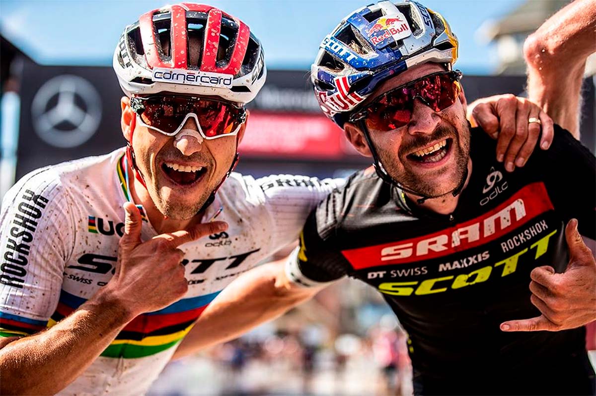 En TodoMountainBike: Nino Schurter, tras la carrera de Snowshoe: "Estoy muy feliz por Lars Förster, se merecía ganar después de una dura temporada"