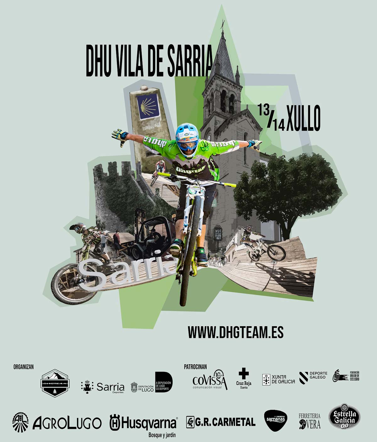 En TodoMountainBike: Llega el VIII DHU Vila de Sarria, una de las mejores pruebas de descenso urbano de España