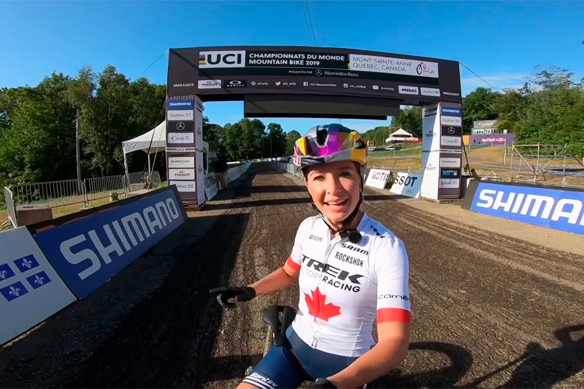 En TodoMountainBike: Campeonato del Mundo de Mountain Bike 2019: reconocimiento del circuito de XCO de Mont-Saint-Anne con Emily Batty