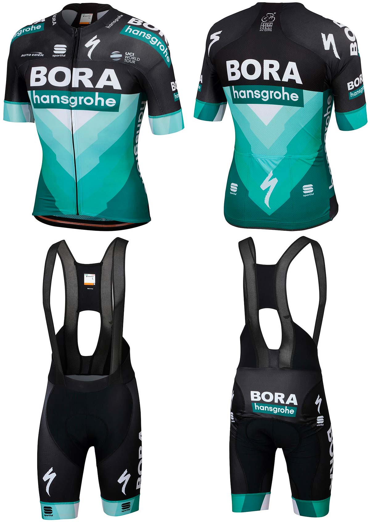 En TodoMountainBike: Sportful pone a la venta las equipaciones del Bora-Hansgrohe y el Bahrain Merida de 2019