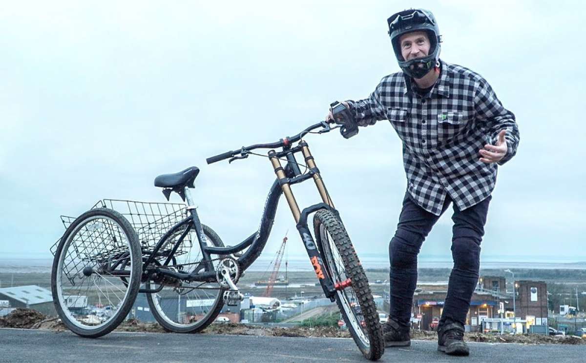 En TodoMountainBike: Haciendo Freeride con un triciclo de paseo con Sam Pilgrim