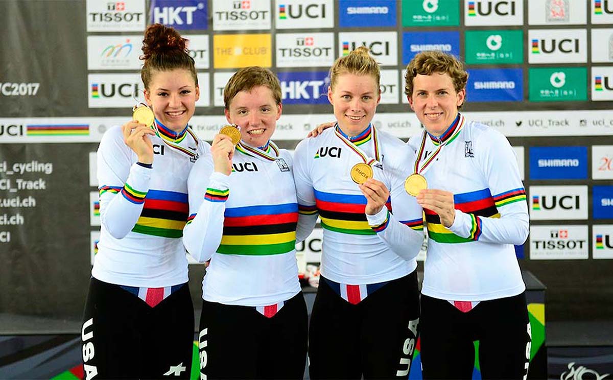 Kelly Catlin, tres veces campeona del mundo de ciclismo en pista, se suicida a los 23 años de edad