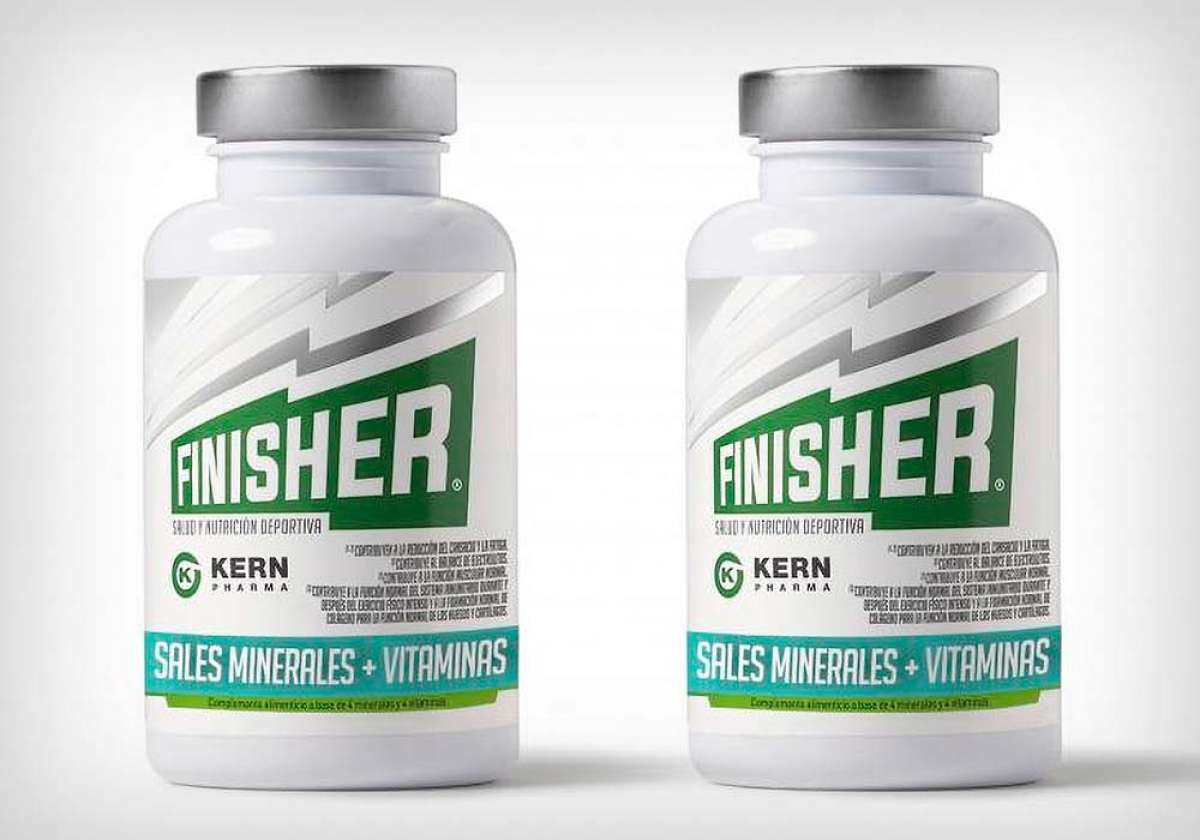 Recuperación completa tras el ejercicio con el suplemento Kern Pharma Finisher Sales Minerales + Vitaminas