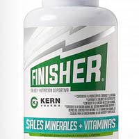 Recuperación completa tras el ejercicio con el suplemento Kern Pharma Finisher Sales Minerales + Vitaminas