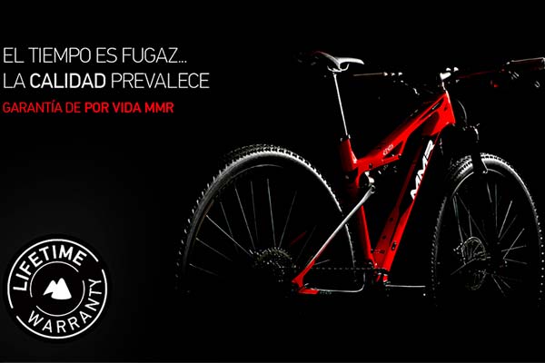 MMR Bikes implementa una garantía de por vida para sus bicis de 2019 en adelante
