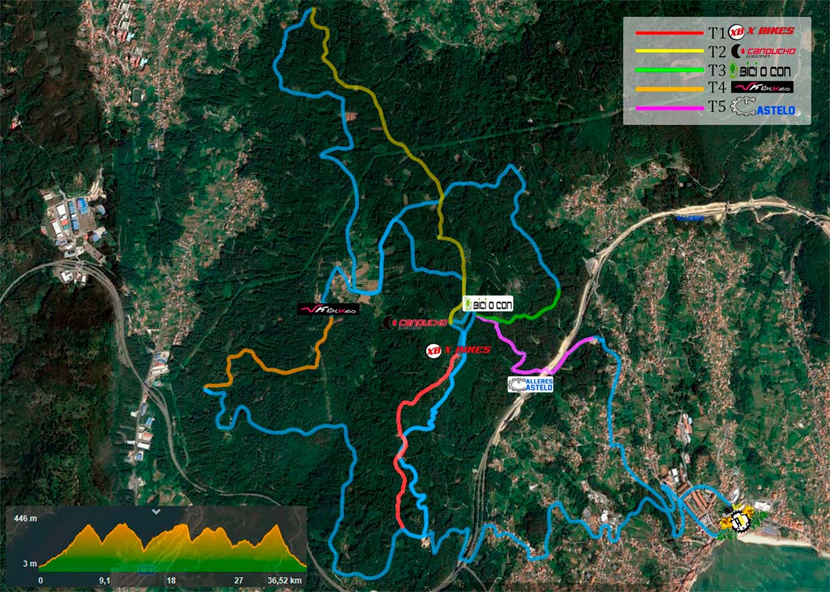 En TodoMountainBike: Los campeones de España de Enduro se deciden en la localidad pontevedresa de Moaña