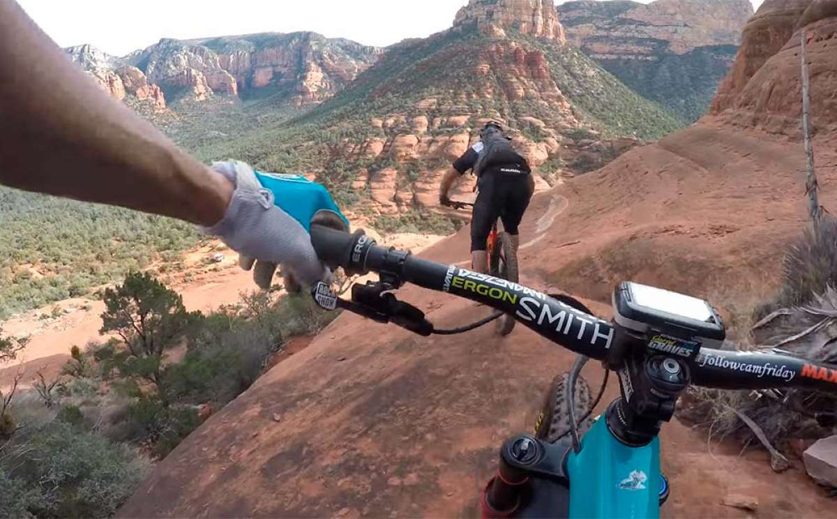 En TodoMountainBike: Nate Hills en la White Line de Sedona: "La Línea Blanca es la parte fácil"