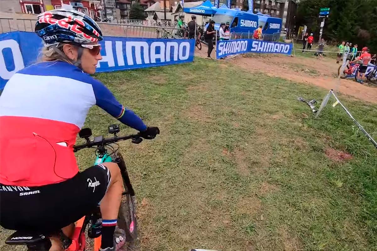 En TodoMountainBike: Copa del Mundo de XCO 2019: reconocimiento del circuito de Snowshoe con Pauline Ferrand-Prévot