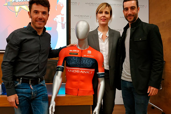 Joaquim 'Purito' Rodríguez presenta su equipo de MTB Andbank-La Purito Andorra