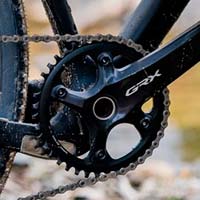El grupo Shimano GRX para bicis de Gravel en acción
