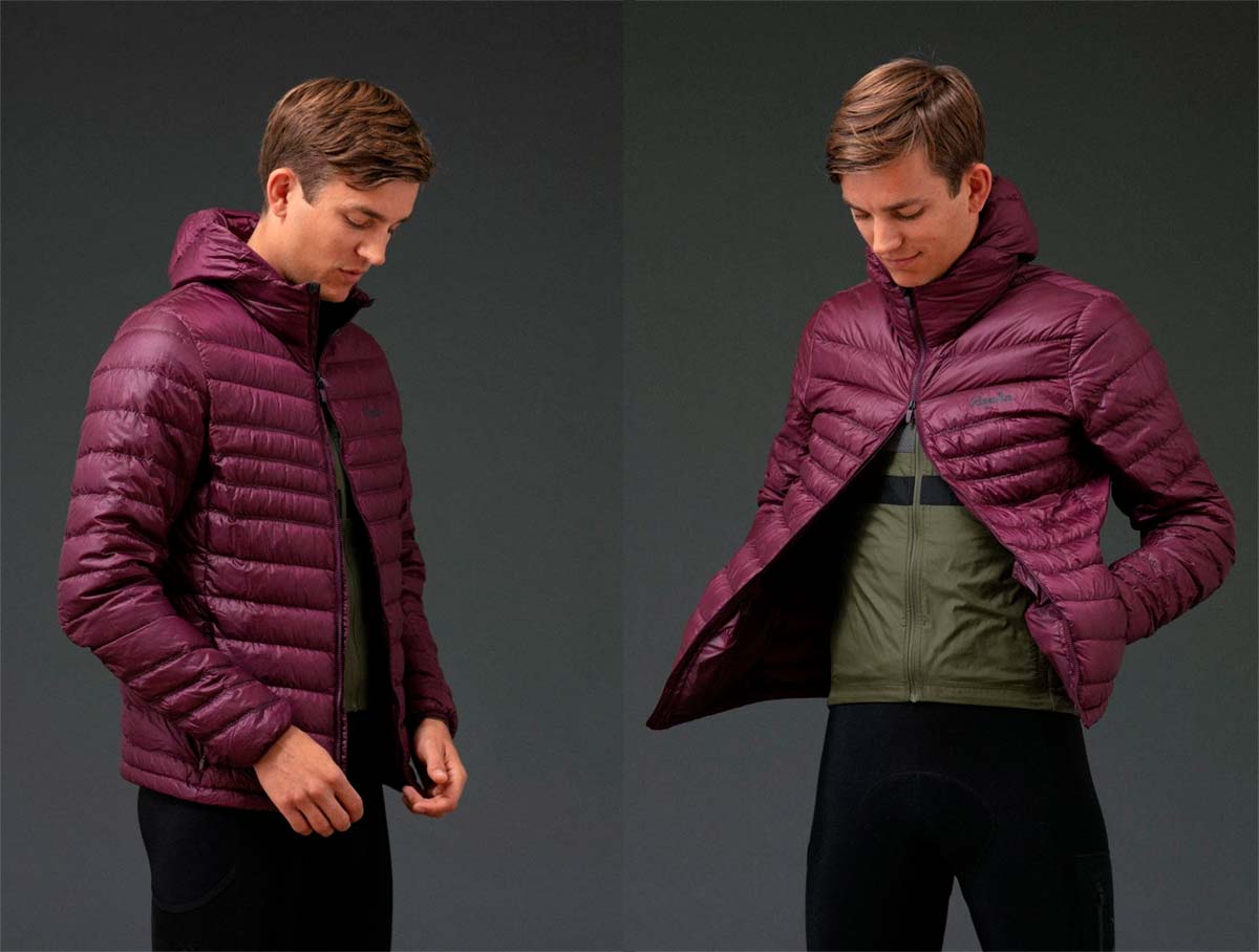 En TodoMountainBike: Rapha Explore Down, una chaqueta de plumón diseñada para cicloturistas