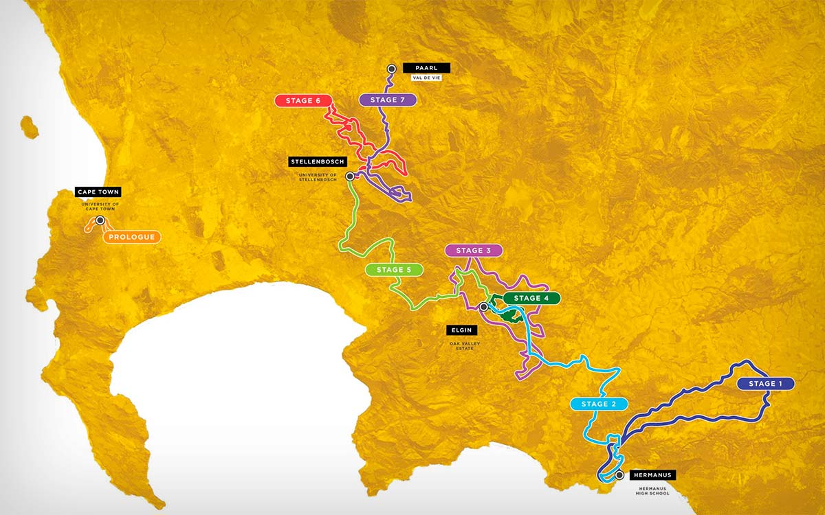 En TodoMountainBike: Absa Cape Epic 2019: así es el recorrido de sus ocho etapas