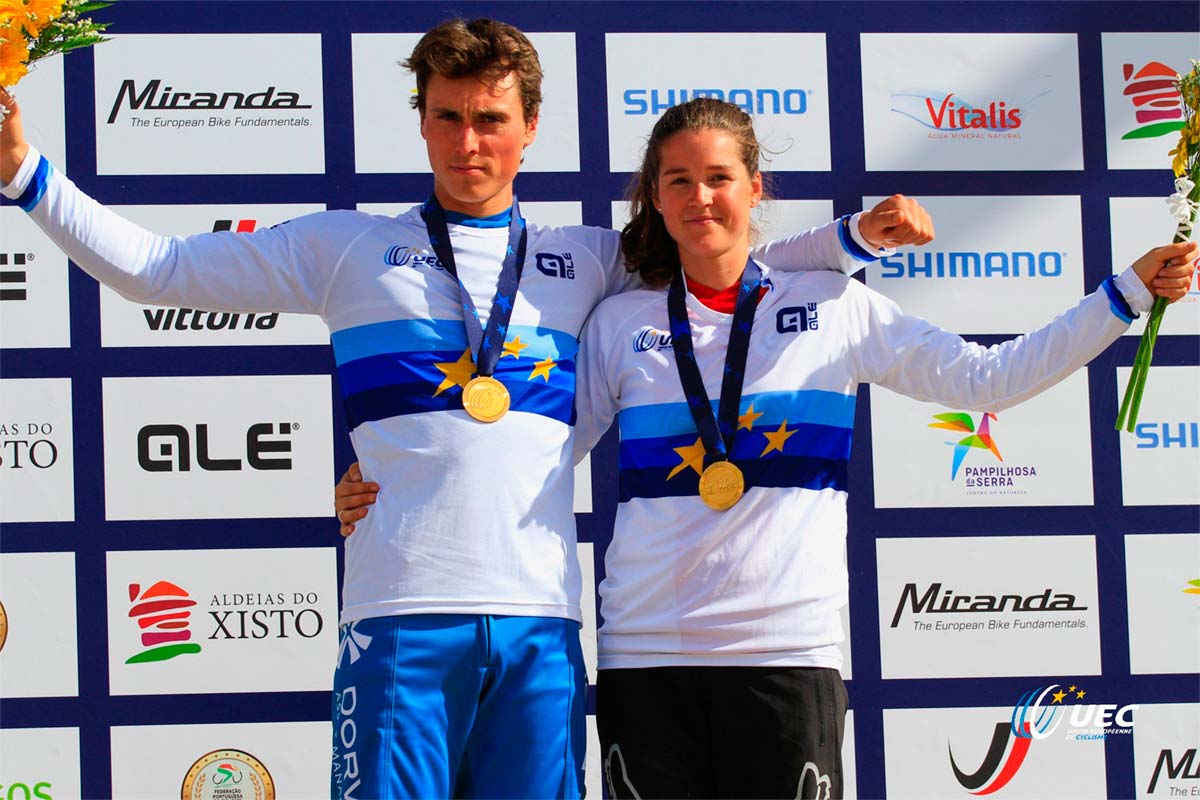 En TodoMountainBike: Baptiste Pierron y Camille Balanche se proclaman campeones de Europa de Descenso