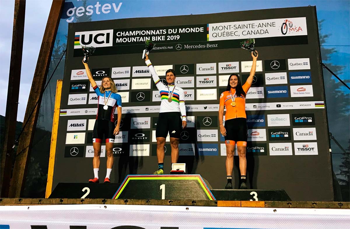 En TodoMountainBike: Alan Hatherly y Nathalie Schneitter son los primeros campeones del mundo de e-MTB Cross Country