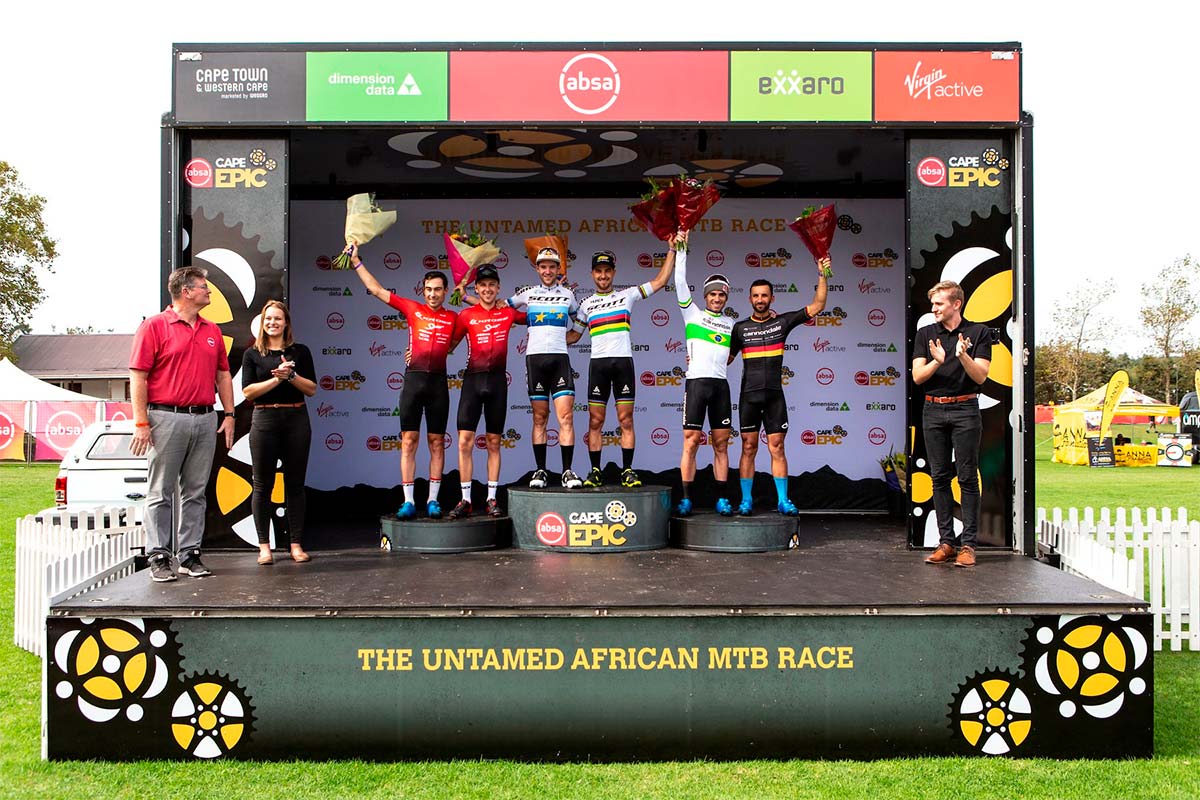 En TodoMountainBike: Absa Cape Epic 2019: tres de tres victorias para las parejas Schurter-Förster y Langvad-Van der Breggen