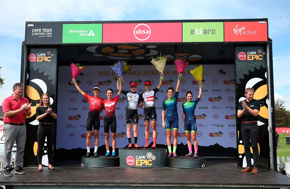 En TodoMountainBike: Absa Cape Epic 2019: tres de tres victorias para las parejas Schurter-Förster y Langvad-Van der Breggen