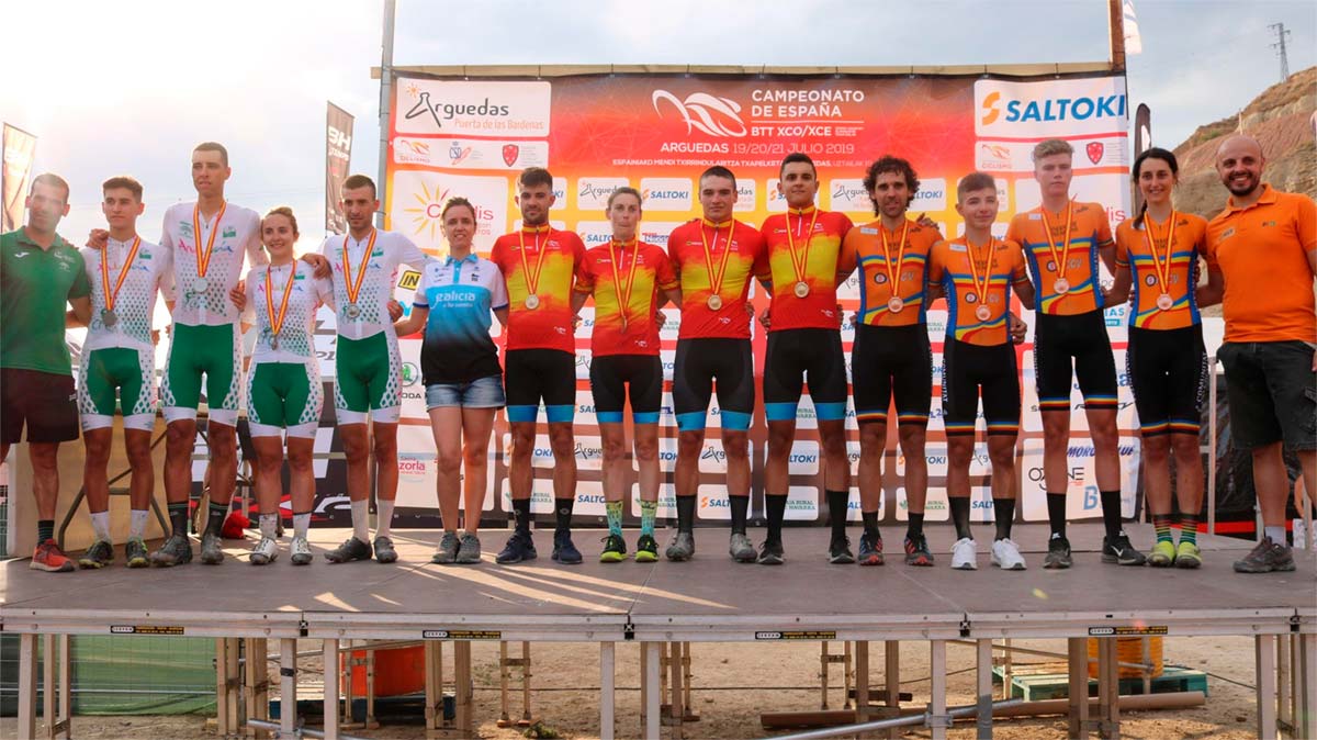 En TodoMountainBike: Campeonato de España de XCO 2019: la selección gallega se proclama campeona en el Team Relay