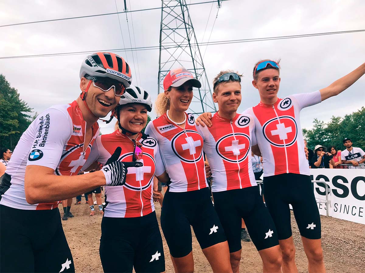 En TodoMountainBike: Campeonato del Mundo de Mountain Bike 2019: Suiza gana el Team Relay de Mont-Saint-Anne