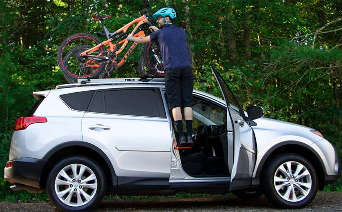 En TodoMountainBike: Moki Door Step, un ingenioso escalón para los portabicis de techo