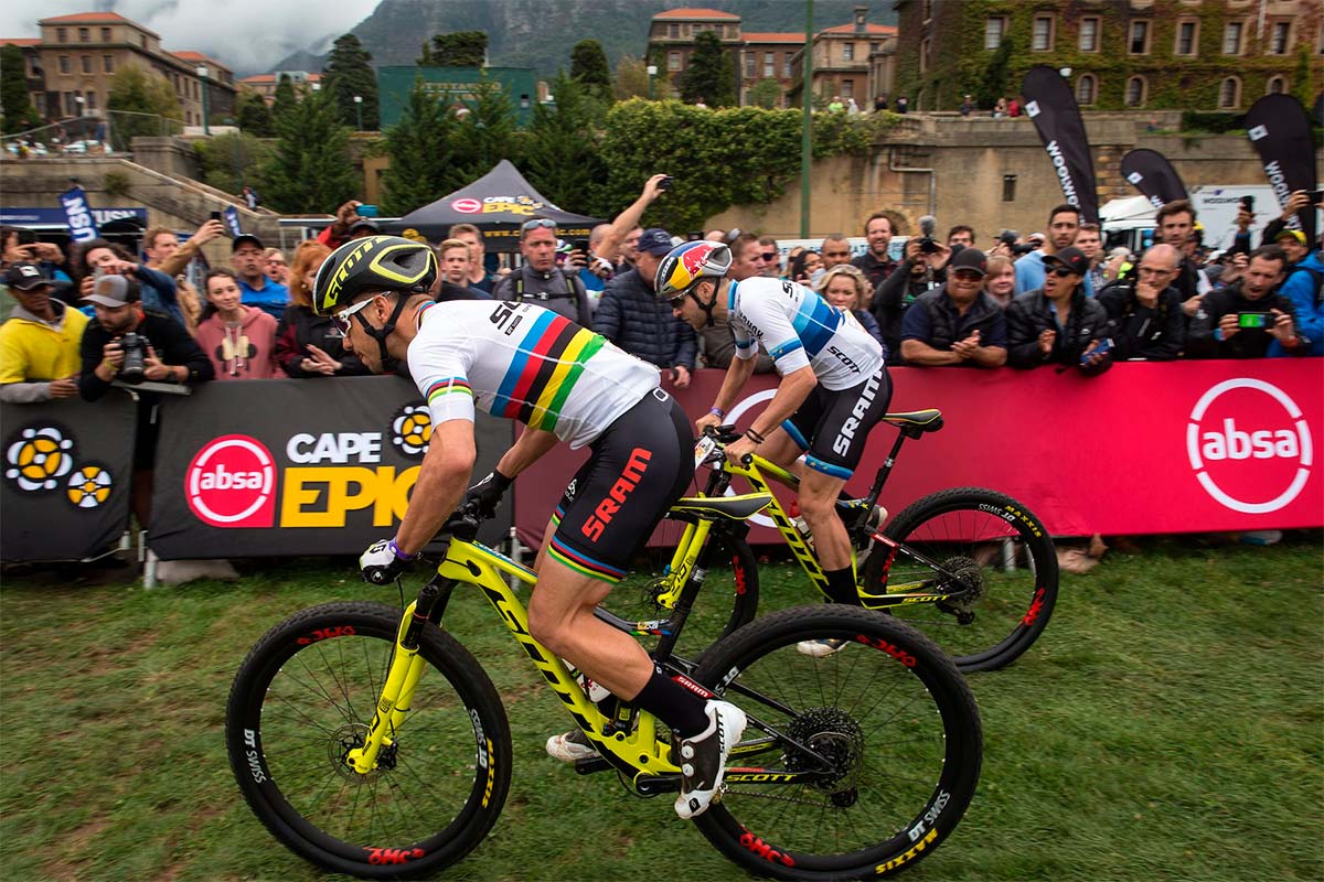 En TodoMountainBike: Absa Cape Epic 2019: la etapa prólogo con Nino Schurter y Lars Förster del SCOTT-SRAM MTB Racing Team