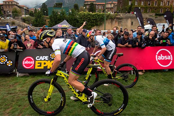 Absa Cape Epic 2019: la etapa prólogo con Nino Schurter y Lars Förster del SCOTT-SRAM MTB Racing Team