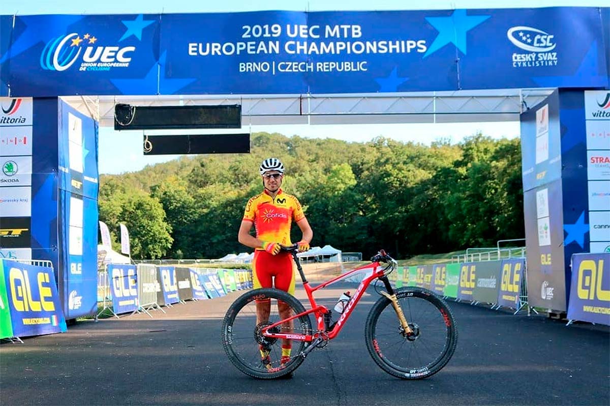 Campeonato de Europa de XCO 2019: el circuito de Brno desde la bicicleta de Sergio Mantecón