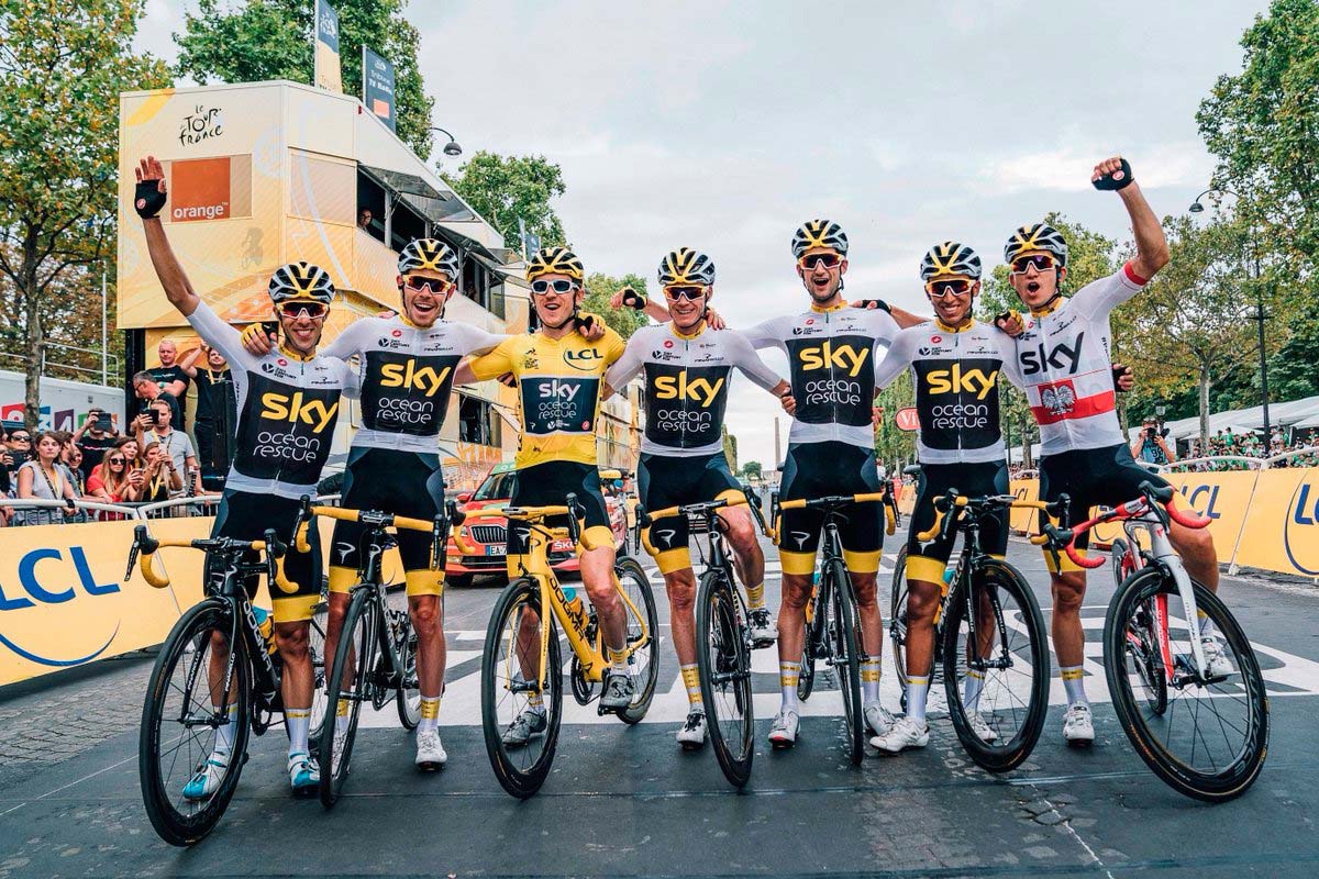 En TodoMountainBike: El Team Sky cambia de nombre, a partir de mayo será el Team Ineos