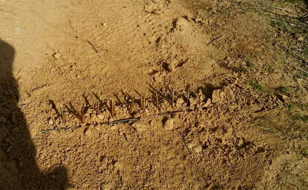 Denuncian la aparición de trampas para ciclistas en los senderos de Simancas (Valladolid)