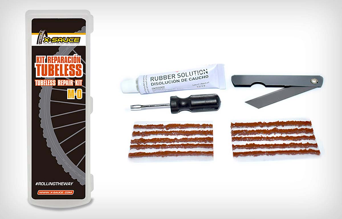 X-Sauce M-0, el kit de reparación para pinchazos en Tubeless más compacto  de la marca