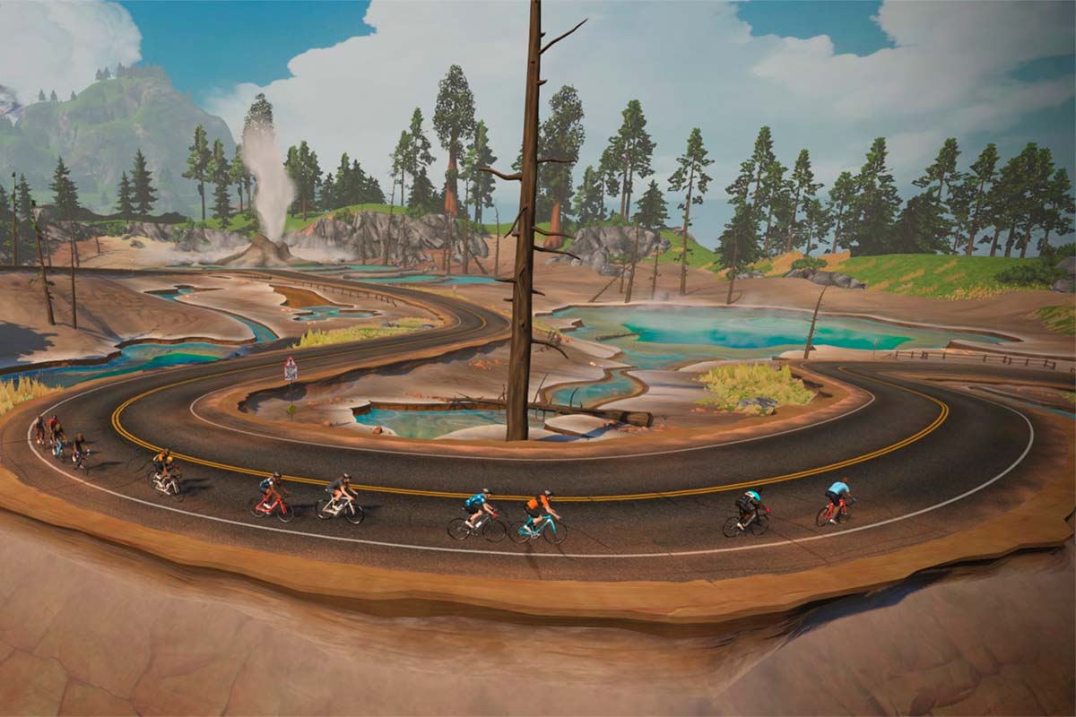 En TodoMountainBike: La plataforma de entrenamiento Zwift estrena su primera ruta virtual para bicicletas de montaña